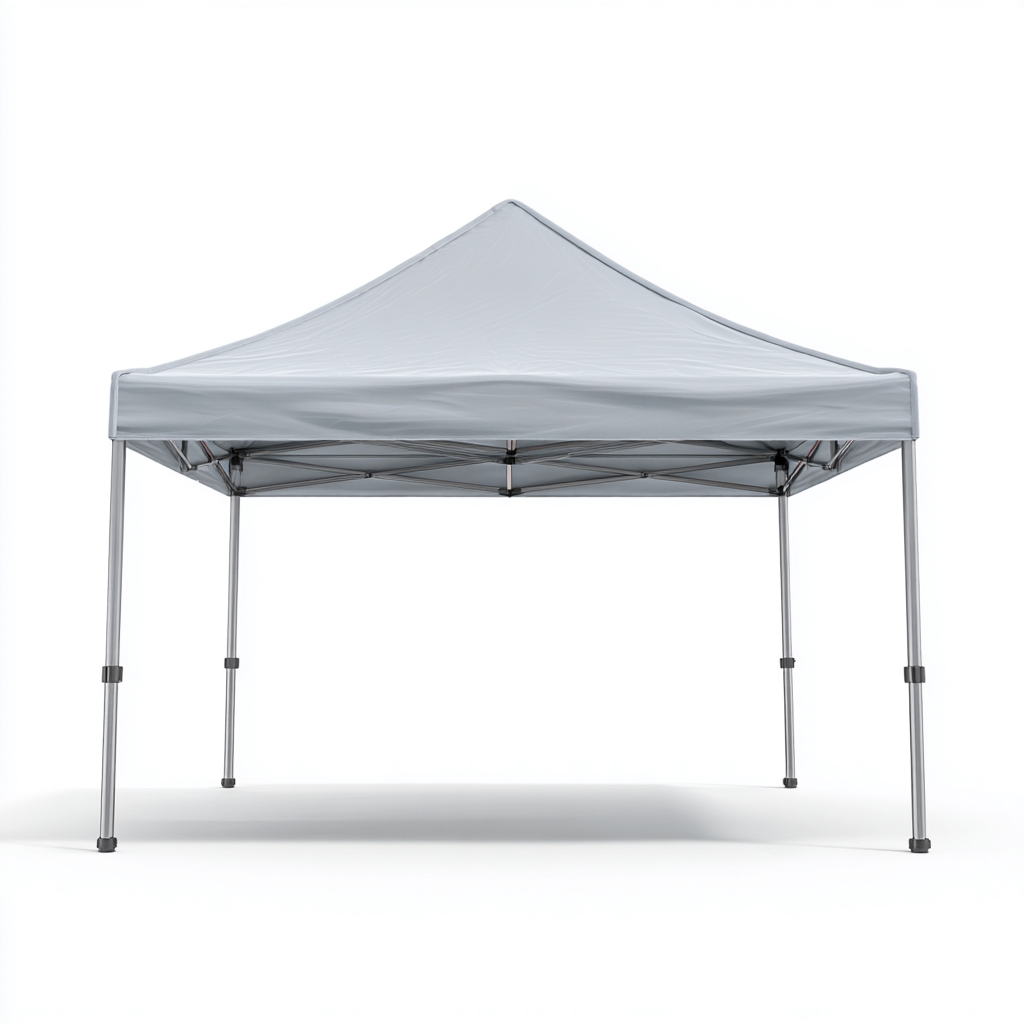 Tonnelle de jardin en acier 300x300x260 cm - gris - structure pliante robuste-Homelyio