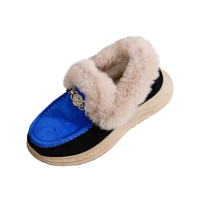 (⏳NOW ON: 70% OFF Sale! 🔥)Women’s Winter Boots — Thick Sole, Soft Fur Edge, Cozy Flat Heel for Outdoor Wear