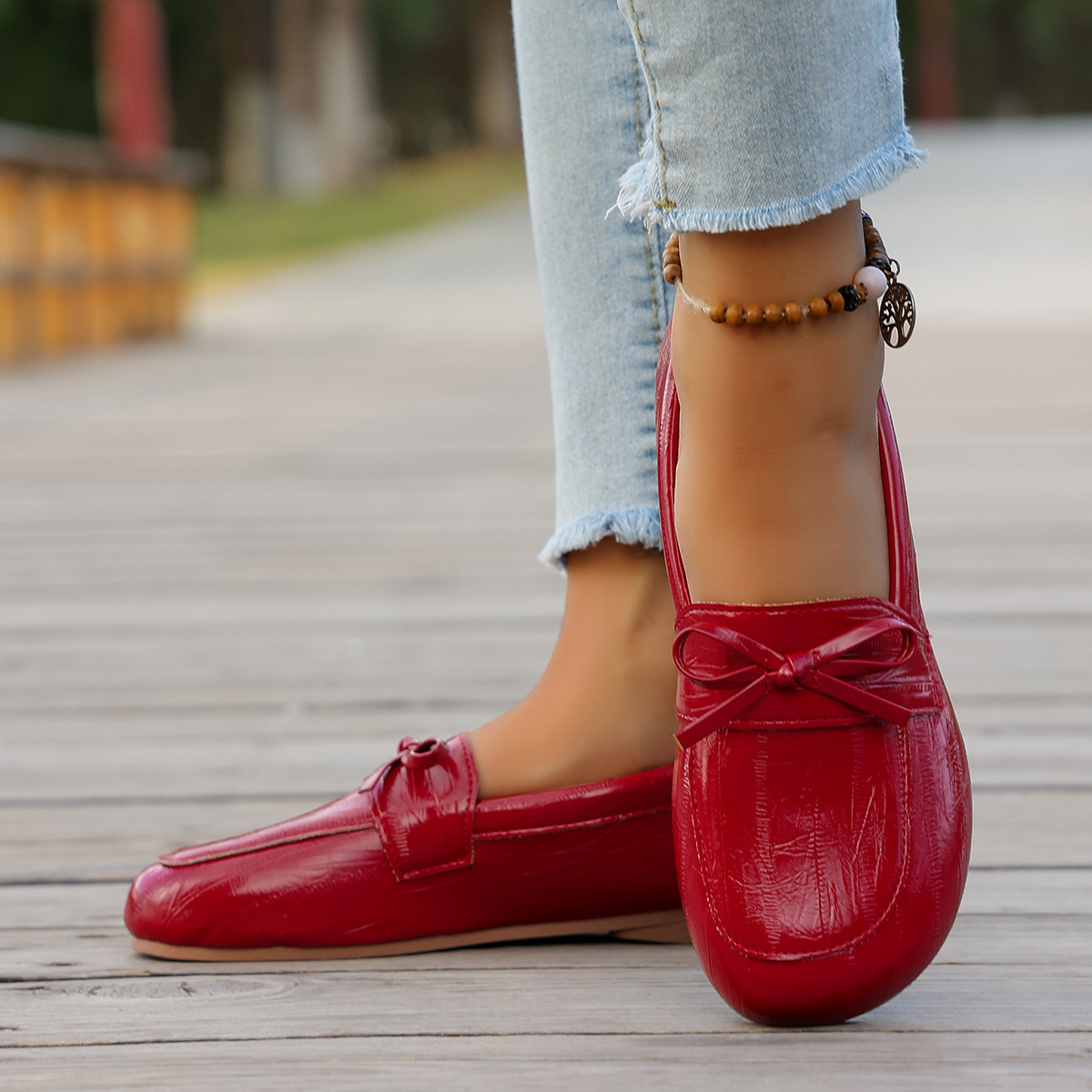 (⏳NOW ON: 60% OFF Sale! 🔥)Ladies' casual bow flat shoes