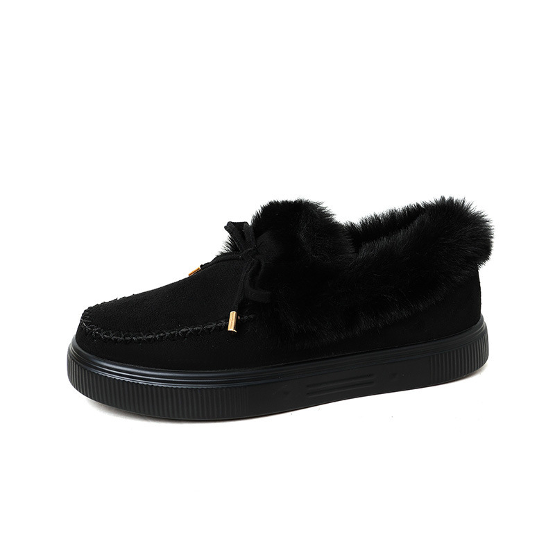 Ladmiple Winter Boots For Women Tall Mid Calf Warm Fur Lined Snow Boots