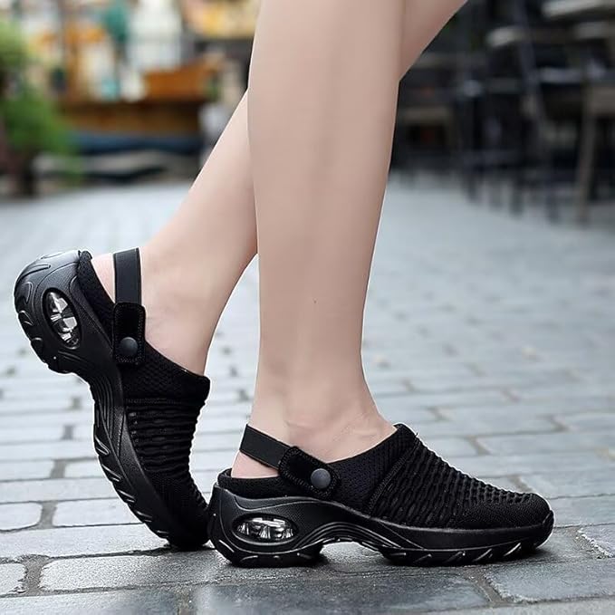 Women's Orthopedic Clogs with Air Cushion Support to Reduce Back and Knee Pressure, Orthopedic Shoes for Women