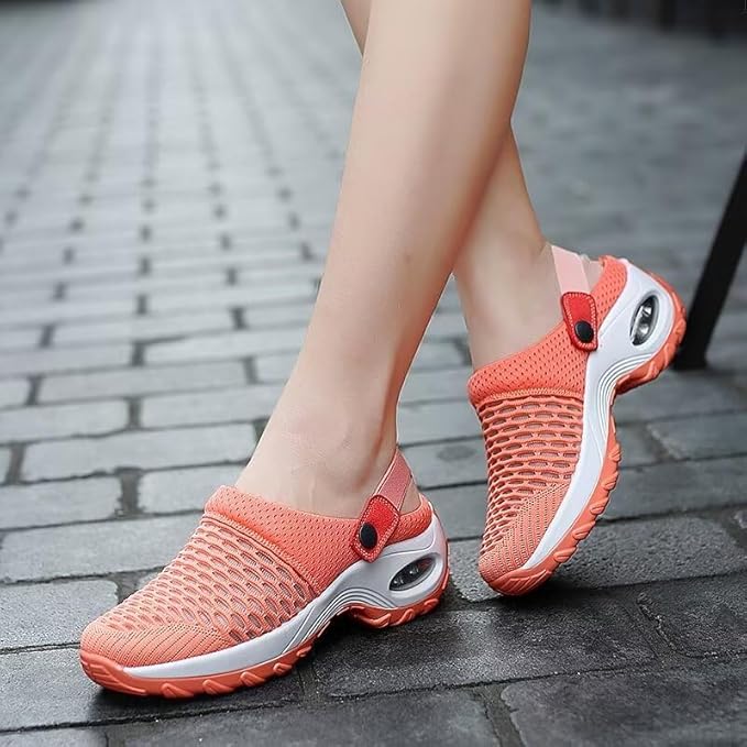 Women's Orthopedic Clogs with Air Cushion Support to Reduce Back and Knee Pressure, Orthopedic Shoes for Women