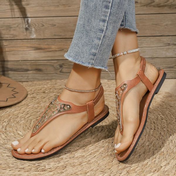 (⏳NOW ON: 50% OFF Sale! 🔥)Sandals for Women Dressy hinestone Sandals Stylish Adjustable with Arch Support Summer Comfortable Shoe