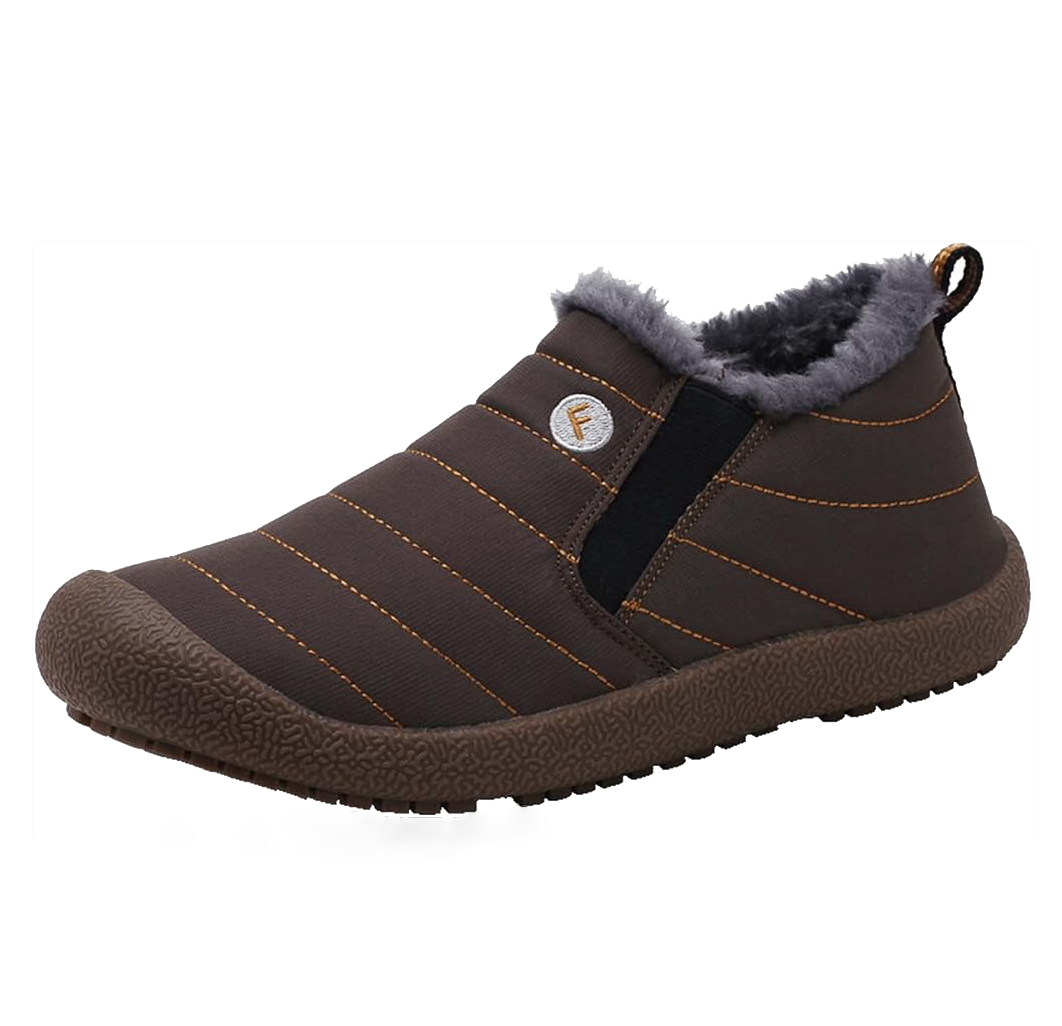 Winter Snow Boots Slip-on Water Resistant Booties Anti-Slip Lightweight Ankle Boots