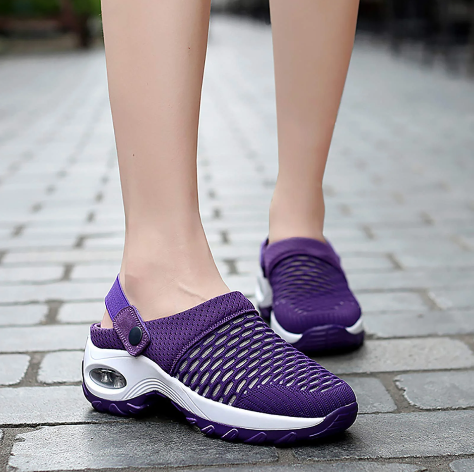 Women's Orthopedic Clogs with Air Cushion Support to Reduce Back and Knee Pressure, Orthopedic Shoes for Women