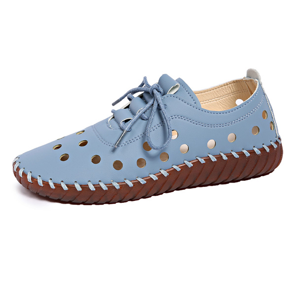 Fashion Lace-Up Hollow Breathable Shoes