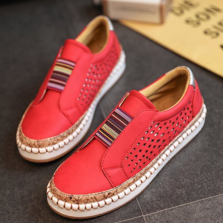 (⏳NOW ON: 50% OFF Sale! 🔥)Women Sneakers Slip Ons Canvas Shoes Fashion Casual Summer Low Top Platform Walking Flats Loafers