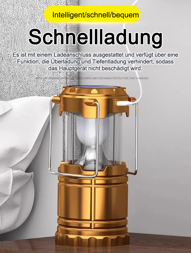 Wasserdichte multifunktionale Solarleuchte