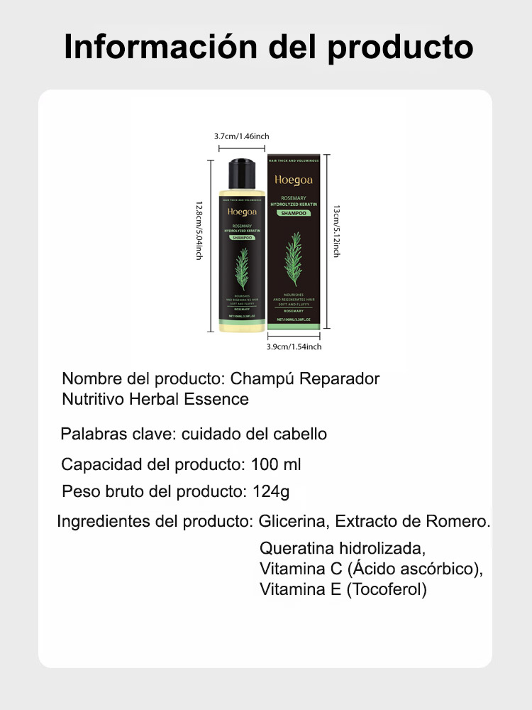 Champú Nano-Herbal Hoegoa: Recupera tu Cabello en 14 Días