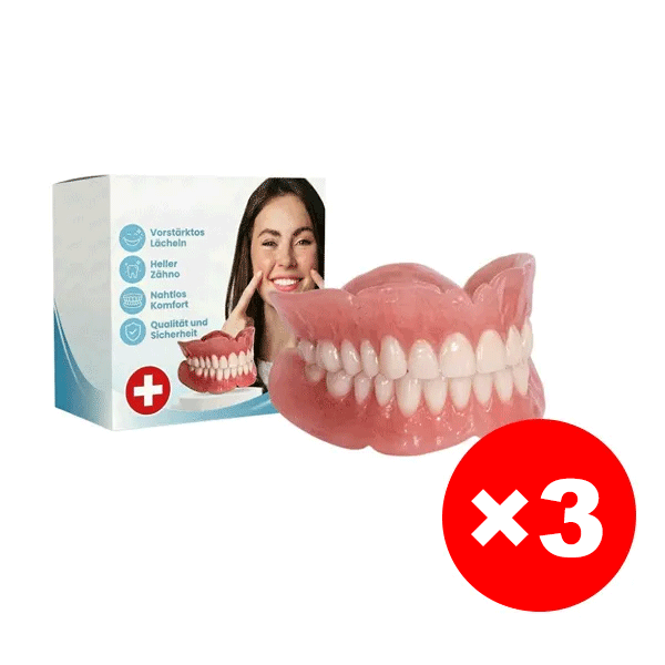 【Zahnarztfrei】Aufhellende realistische Zahnspange