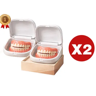 【Inklusive tragbarem Zahnersatzbehälter】 Zahnersatz, der Ihr Lächeln wiederherstellt