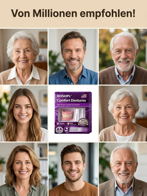 Selbstbewusstes Lächeln – Vollprothesen-Set (Ober- und Unterkiefer)