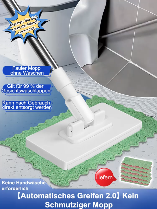 【Auto-Grip 2.0】Freihändiger Mopp