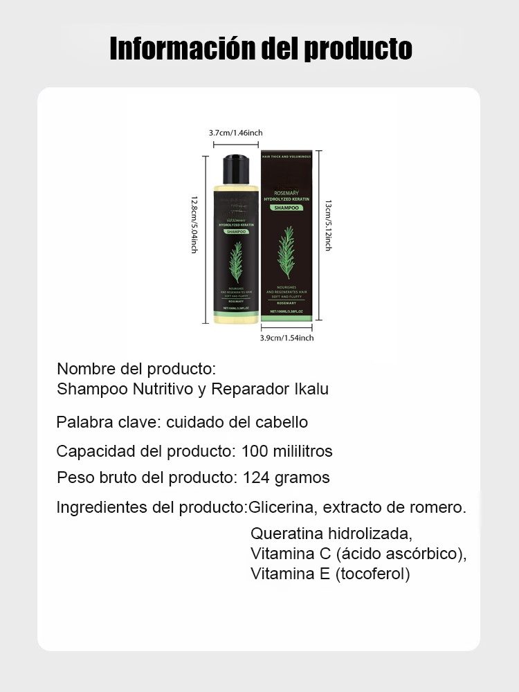Champú de Romero Fórmula Clínica: +40% de Densidad y Fuerza en tu Cabello