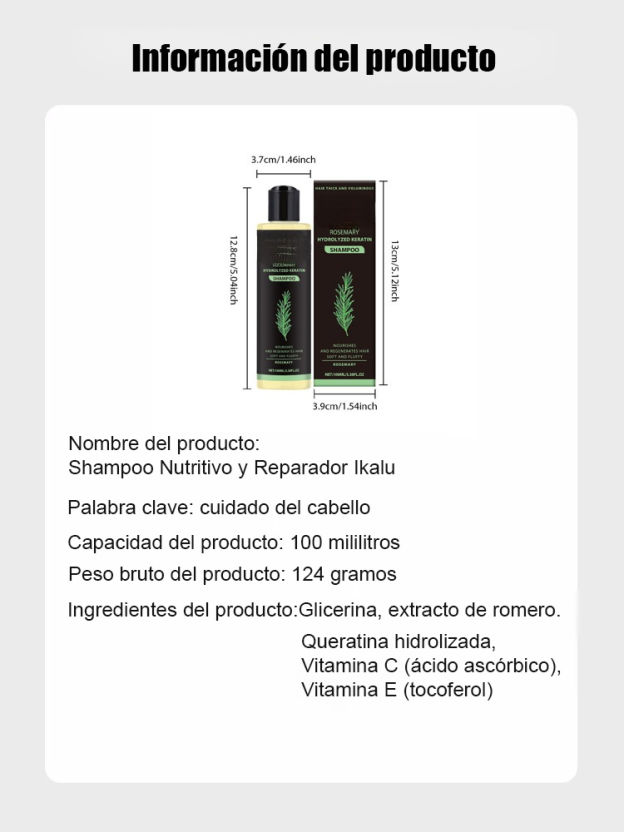 Champú de Romero Fórmula Clínica: +40% de Densidad y Fuerza en tu Cabello