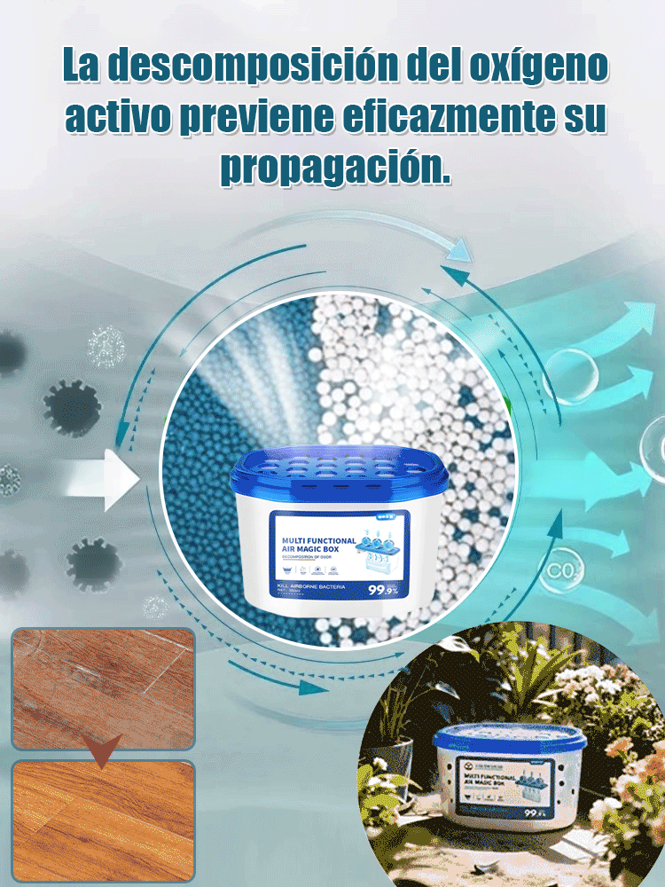 【✨¡12 Meses Sin Limpiar!】Purificador de aire ecológico en caja mágica，✨Acción en 3s, ¡todo nuevo!