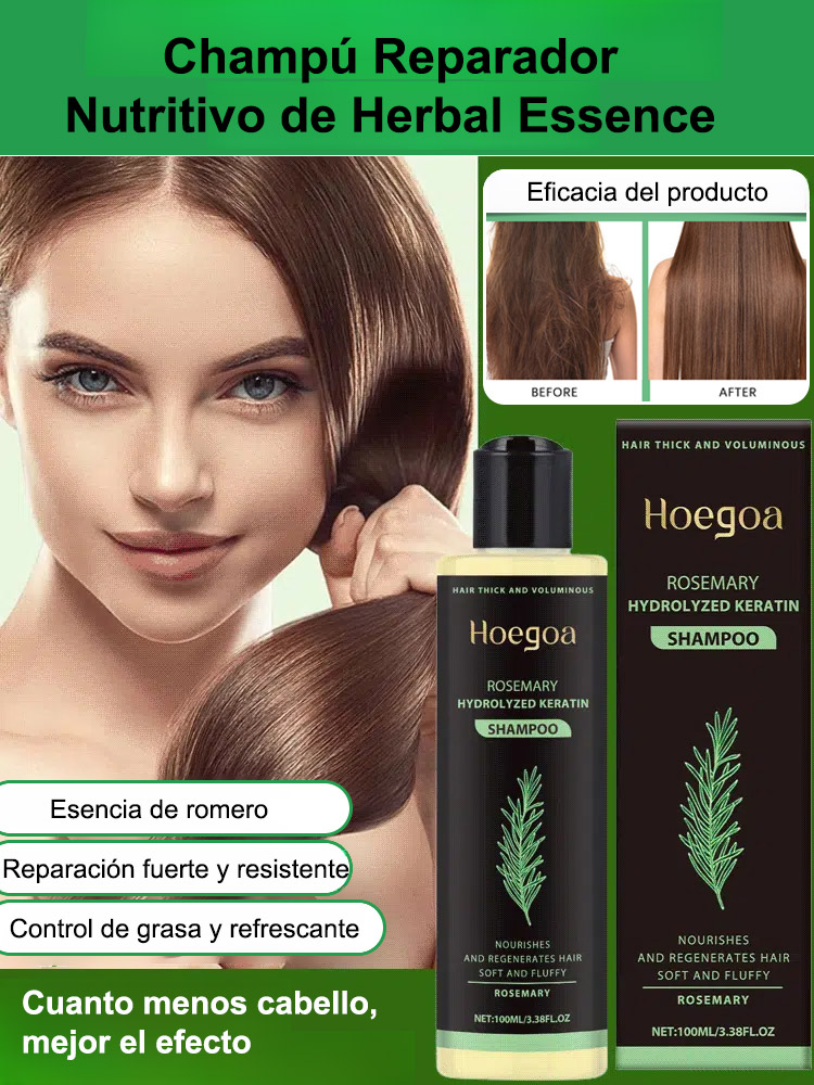 Champú Nano-Herbal Hoegoa: Recupera tu Cabello en 14 Días
