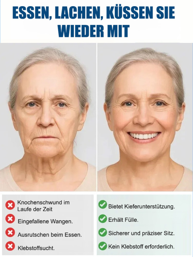 Komplettes Pflege-Set für Zahnprothesen