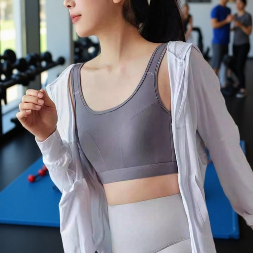 Side profile of Brelia-jp breast shaping bra