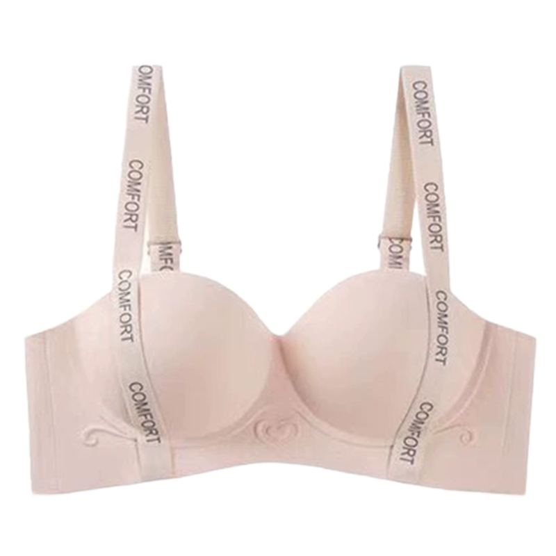 Halfcup bra without steel ring for large breasts