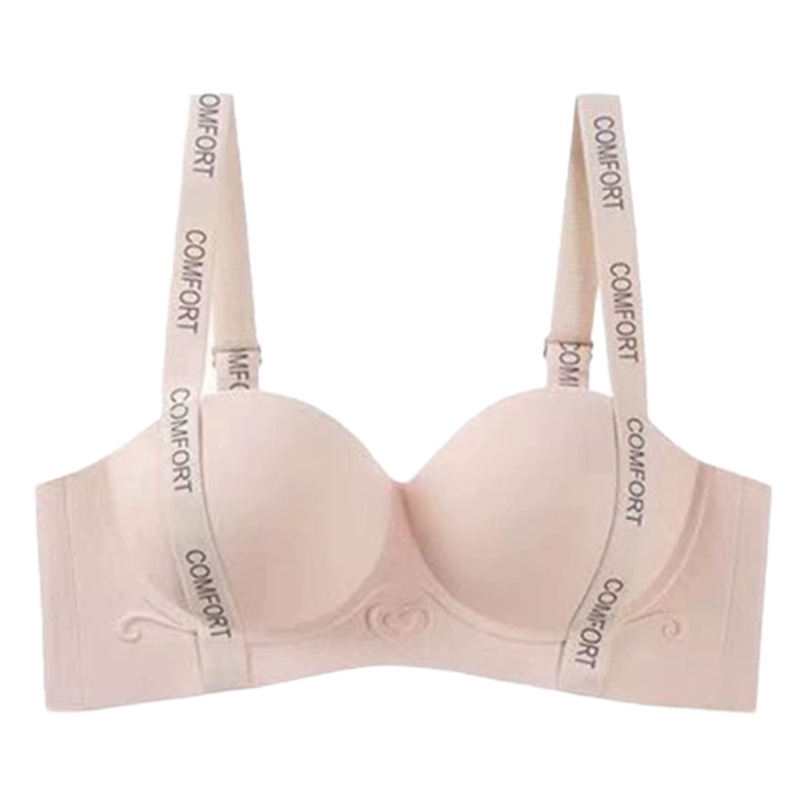 Halfcup bra without steel ring for large breasts