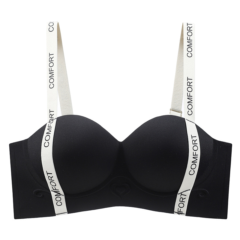 Halfcup bra without steel ring for large breasts