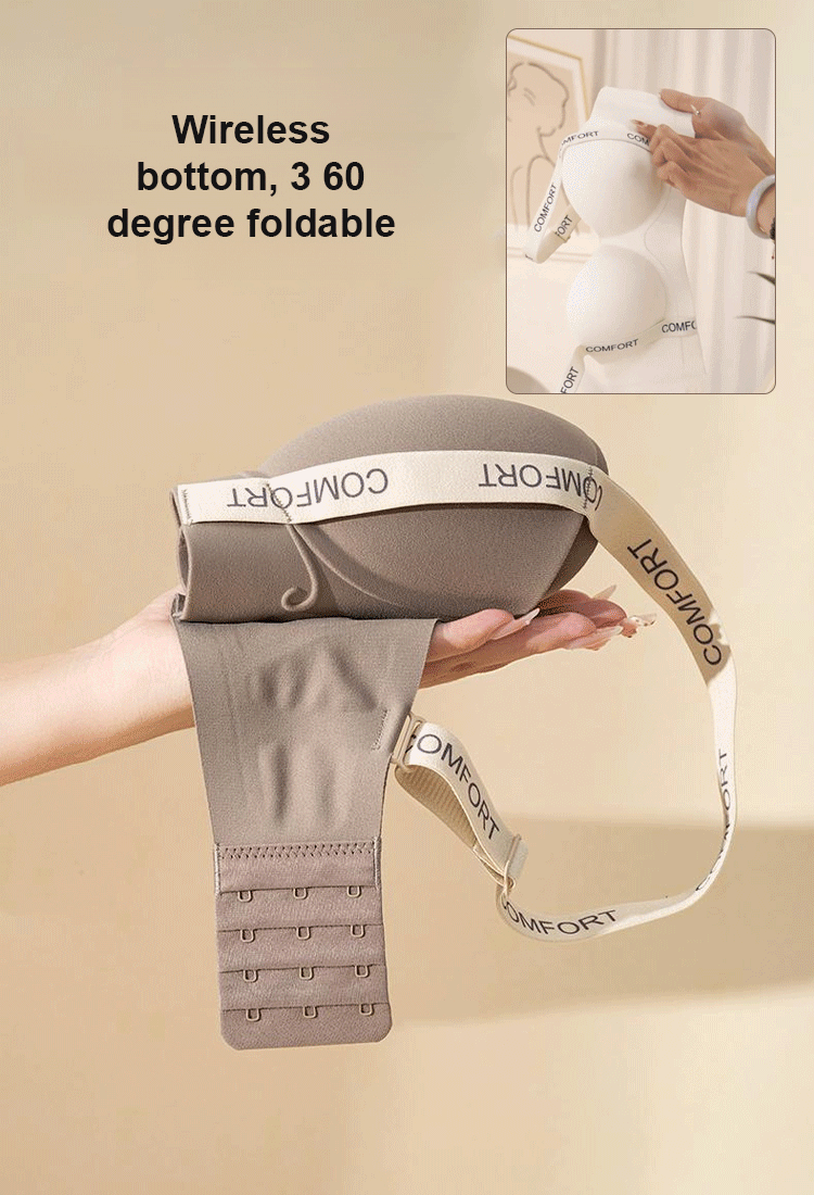 Halfcup bra without steel ring for large breasts