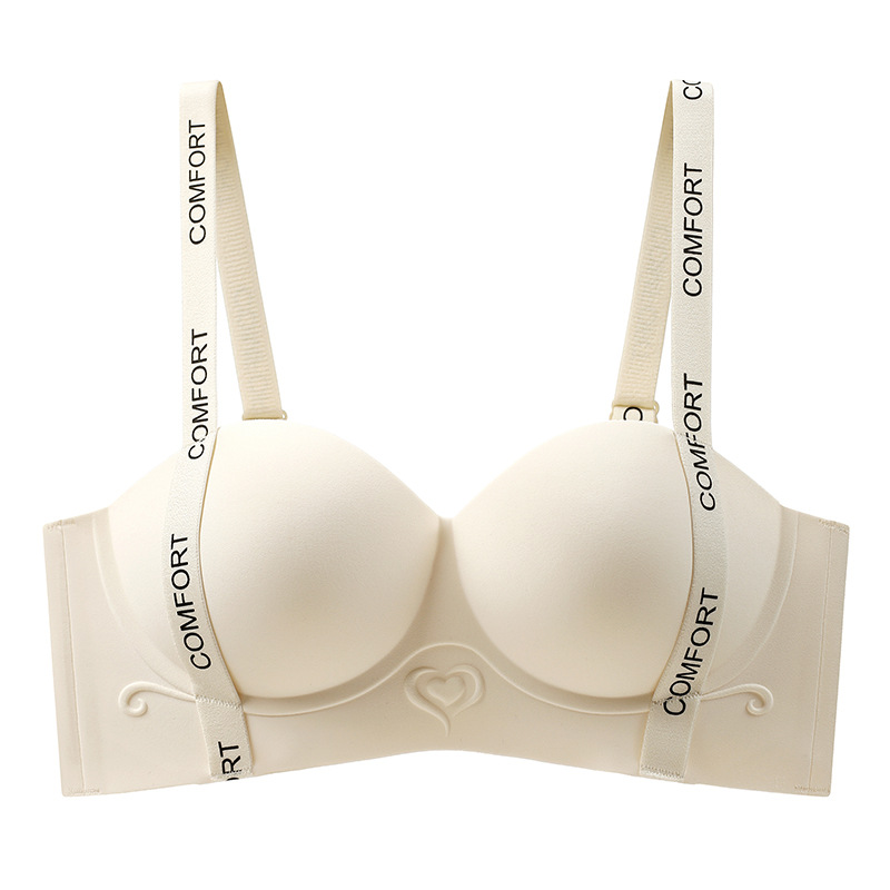 Halfcup bra without steel ring for large breasts