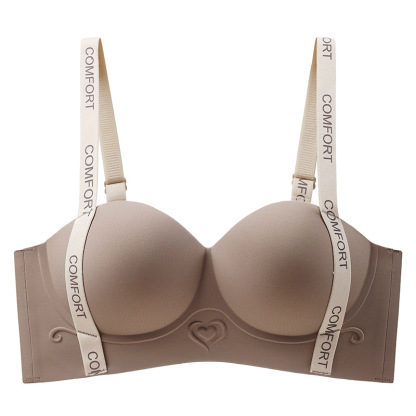 Halfcup bra without steel ring for large breasts
