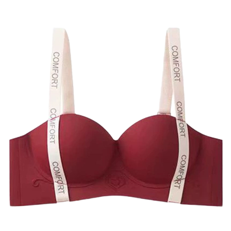 Halfcup bra without steel ring for large breasts