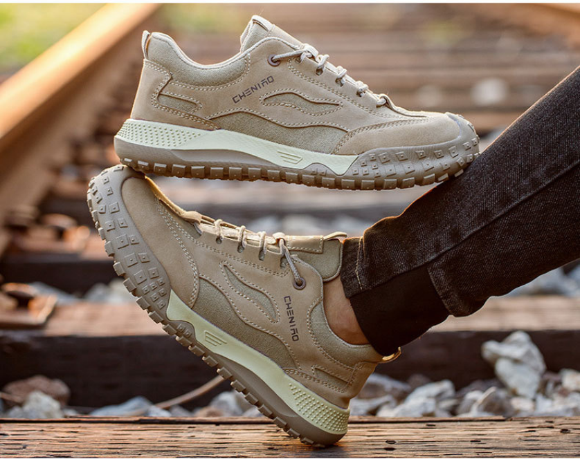 (⏰LAST DAY-70% OFF🛒)Anti-smashing, anti-piercing, insulating, breathable and wear- Reinforced Lightweight Safety Shoes