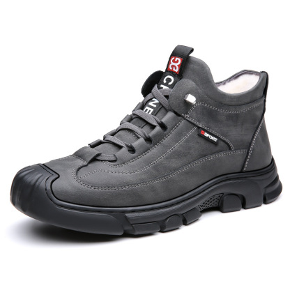 ❄️ArcticWalk Men's Winter Boots - Fur Lined, Waterproof Snow Hiking Shoes for Extreme Warmth & Comfort