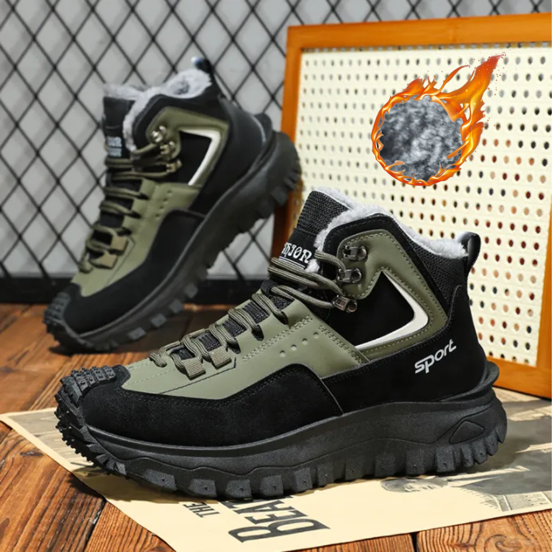 (⏰Limited Time Sale 70% OFF) Men's Outdoor Hiking Boots Work Boots Snow Boots- Waterproof, Non-Slip, Puncture-Proof And Smash-Proof; Correct Arch Support And Wide Toe - Suitable For Daily Wear And Outdoor Adventures