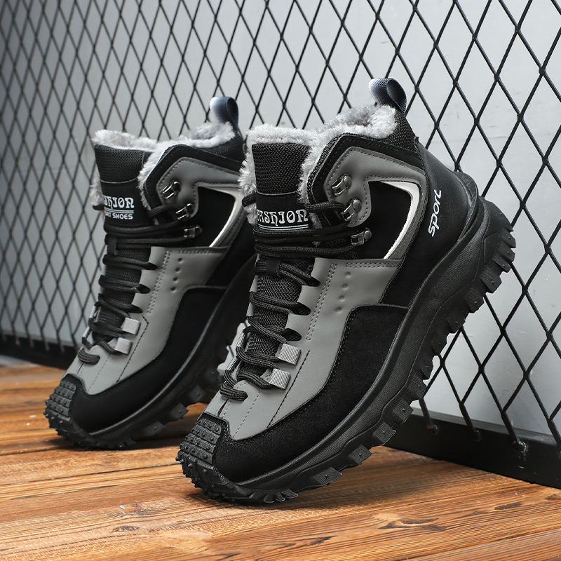 (⏰Limited Time Sale 70% OFF) Men's Outdoor Hiking Boots Work Boots Snow Boots- Waterproof, Non-Slip, Puncture-Proof And Smash-Proof; Correct Arch Support And Wide Toe - Suitable For Daily Wear And Outdoor Adventures