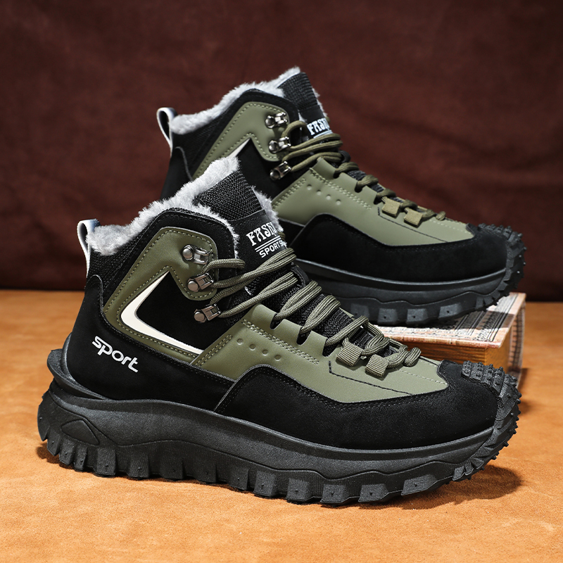 (⏰Limited Time Sale 70% OFF) Men's Outdoor Hiking Boots Work Boots Snow Boots- Waterproof, Non-Slip, Puncture-Proof And Smash-Proof; Correct Arch Support And Wide Toe - Suitable For Daily Wear And Outdoor Adventures