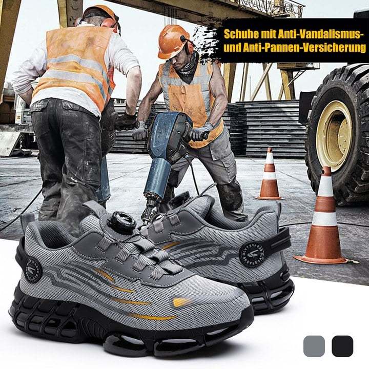 Men's Smash and Stab Resistant Work Safety Shoes - Buy 2 Free Shipping