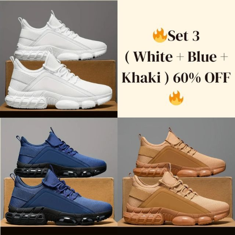 🔥Last Sale🔥Men’s Lightweight Breathable Low-Top Running Shoes