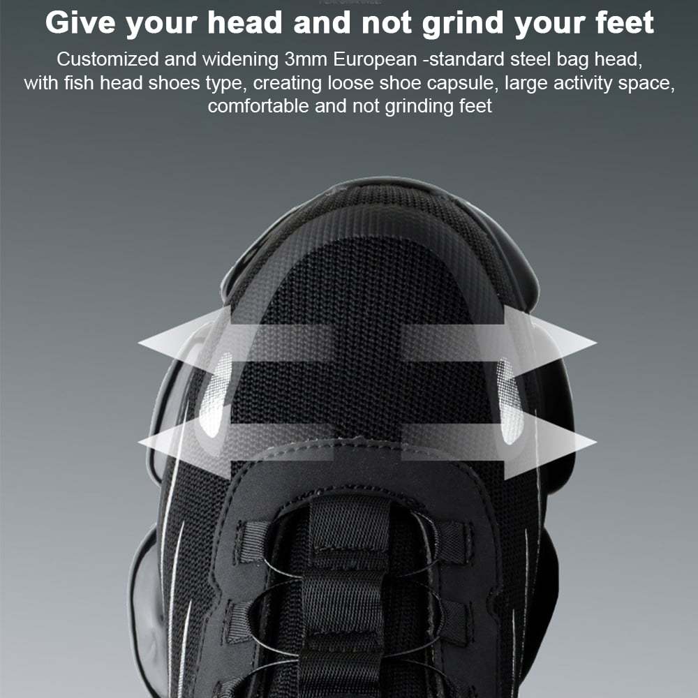 Men's Smash and Stab Resistant Work Safety Shoes - Buy 2 Free Shipping