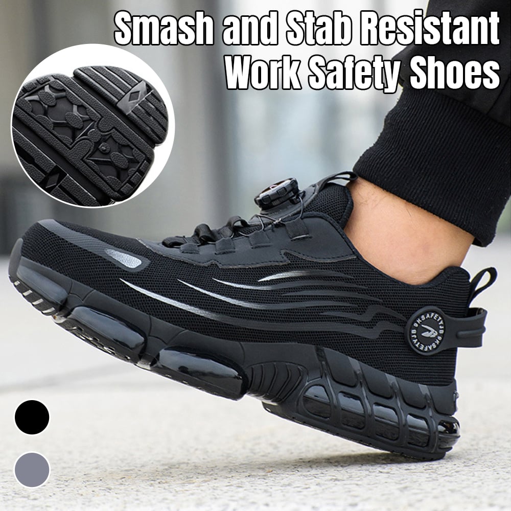 Men's Smash and Stab Resistant Work Safety Shoes - Buy 2 Free Shipping