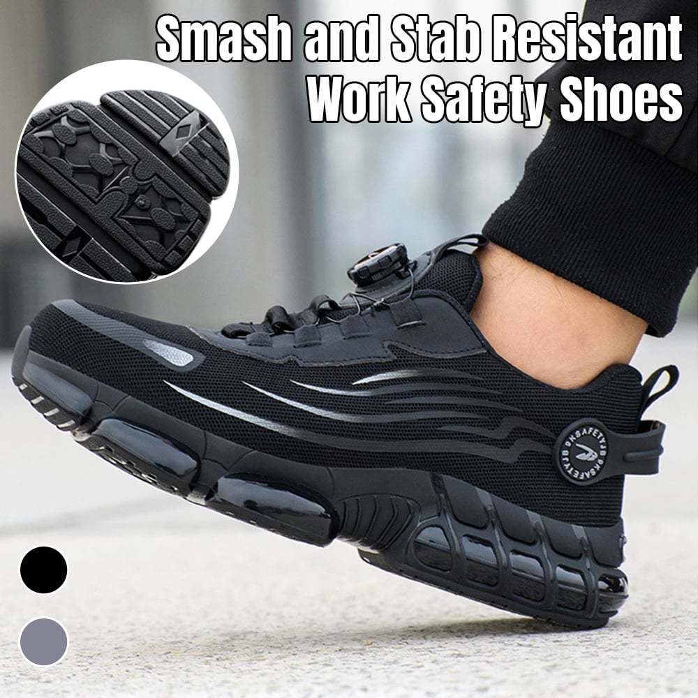 Men's Smash and Stab Resistant Work Safety Shoes - Buy 2 Free Shipping