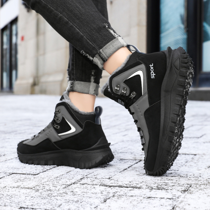 (⏰Limited Time Sale 70% OFF) Men's Outdoor Hiking Boots Work Boots Snow Boots- Waterproof, Non-Slip, Puncture-Proof And Smash-Proof; Correct Arch Support And Wide Toe - Suitable For Daily Wear And Outdoor Adventures