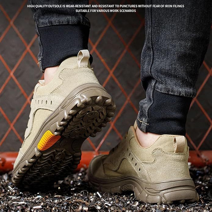 (⏰LAST DAY-60% OFF🛒)Built for Work. Designed for Comfort-Steel Toe Work Shoes