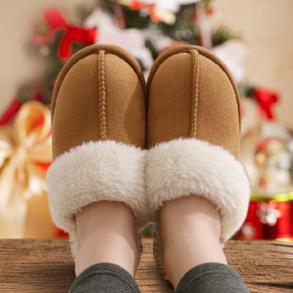 Fuzzy Winter Memory Foam Slippers