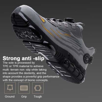 Men's Smash and Stab Resistant Work Safety Shoes - Buy 2 Free Shipping