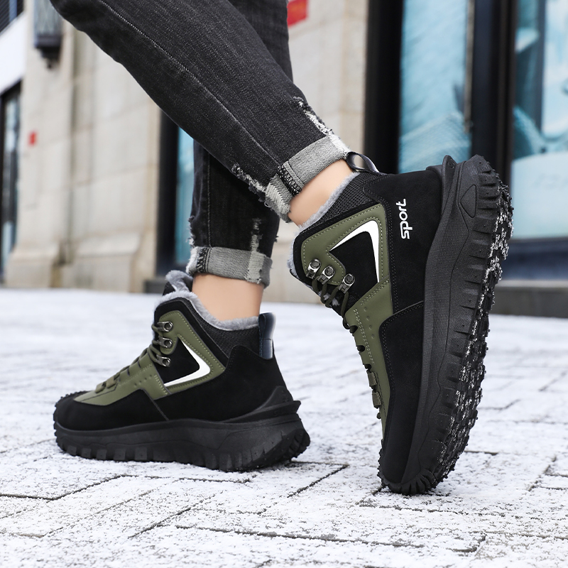(⏰Limited Time Sale 70% OFF) Men's Outdoor Hiking Boots Work Boots Snow Boots- Waterproof, Non-Slip, Puncture-Proof And Smash-Proof; Correct Arch Support And Wide Toe - Suitable For Daily Wear And Outdoor Adventures