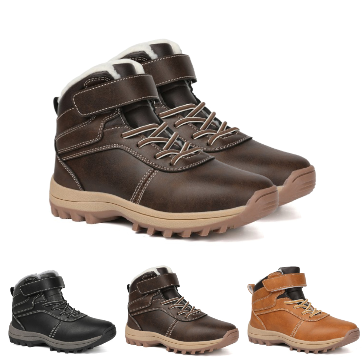 👞VelvetVoyage - Non-slip & Waterproof Warm Winter Cotton Boots (Unisex)