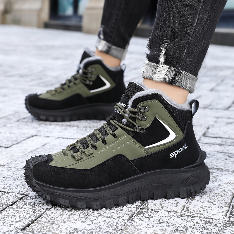 (⏰Limited Time Sale 70% OFF) Men's Outdoor Hiking Boots Work Boots Snow Boots- Waterproof, Non-Slip, Puncture-Proof And Smash-Proof; Correct Arch Support And Wide Toe - Suitable For Daily Wear And Outdoor Adventures