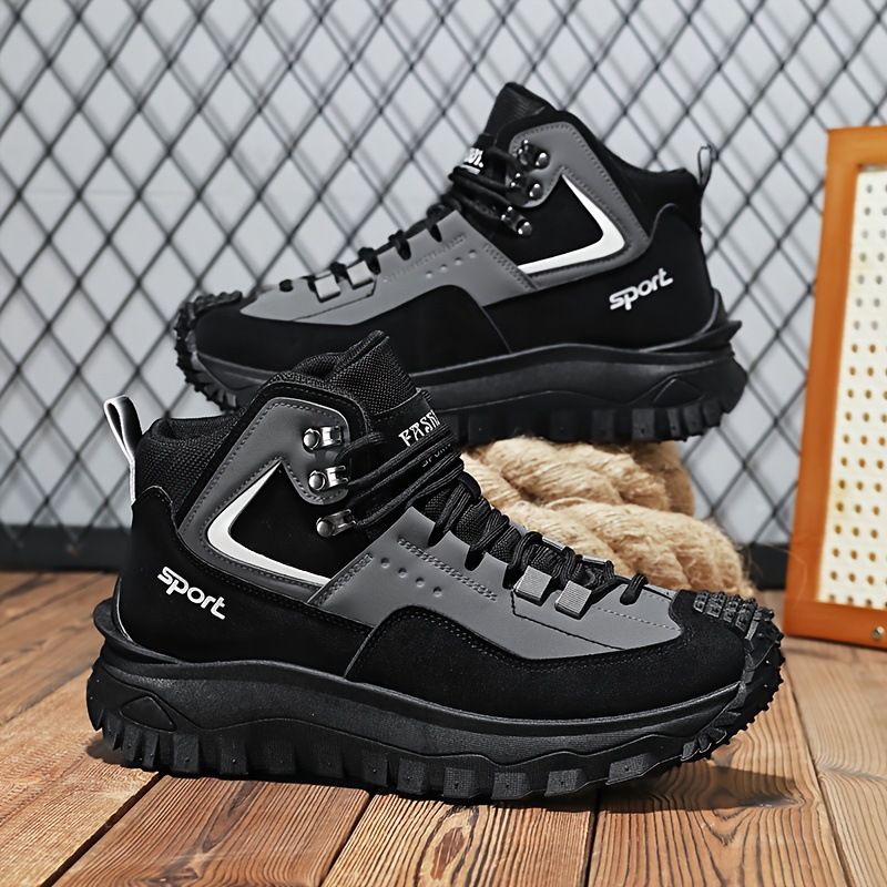 (⏰Limited Time Sale 70% OFF) Men's Outdoor Hiking Boots Work Boots Snow Boots- Waterproof, Non-Slip, Puncture-Proof And Smash-Proof; Correct Arch Support And Wide Toe - Suitable For Daily Wear And Outdoor Adventures