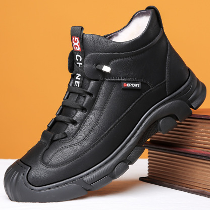 ❄️ArcticWalk Men's Winter Boots - Fur Lined, Waterproof Snow Hiking Shoes for Extreme Warmth & Comfort