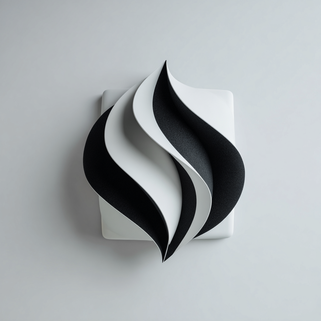 Wandleuchte Metall 22x10x28 cm - Schwarz-Weiß - modern-Warmthena